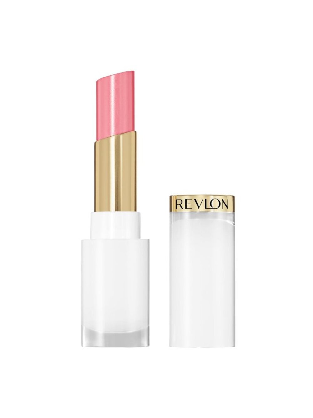 Revlon 002 Pink Flip Lustrous Glass Shine Balm Hydrating Tinted Lip Gloss